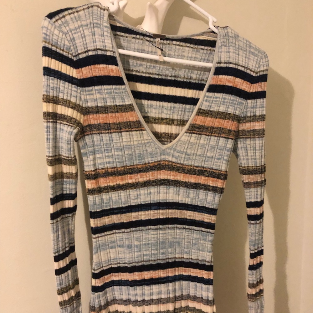 Free People sweater maxi dress